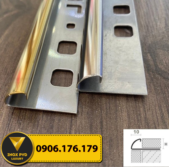 Nẹp Inox Bo Góc Tròn - Ảnh 2