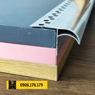 Nẹp ngắt nước inox nhôm chống tràn và hoàn thiện sàn tại Phong Điền Cần Thơ