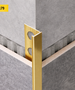 Nẹp nhôm YL10 thiết kế lỗ bám keo chắc chắn, hỗ trợ thi công nhanh gọn tại