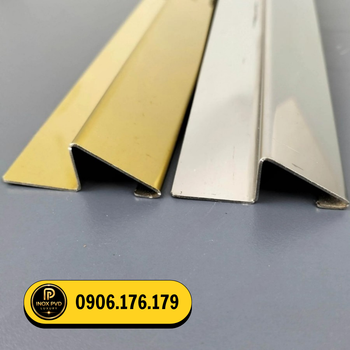 Nẹp inox chênh cốt cố định mép sàn không xô lệch Hà Nội Hải Phòng Quảng Ninh