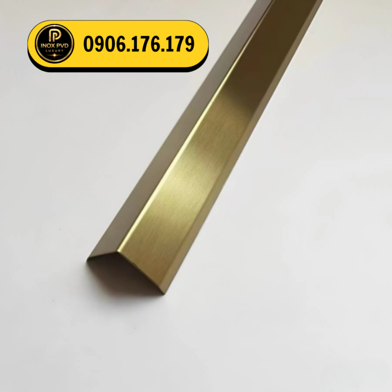 Nẹp inox chữ V ốp góc gạch đá, chống sứt mẻ và tăng thẩm mỹ tại Đà Nẵng, Thanh Hóa, Nghệ An