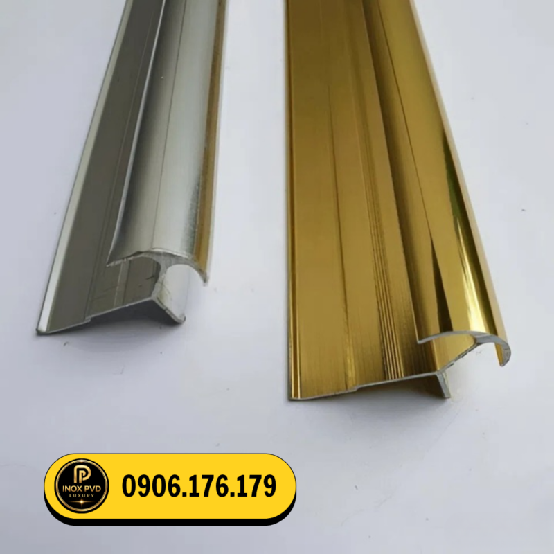 Nẹp nhôm bo góc tròn 2 cánh hoàn thiện không gian hiện đại tại Hồ Chí Minh Đồng Nai Tây Ninh