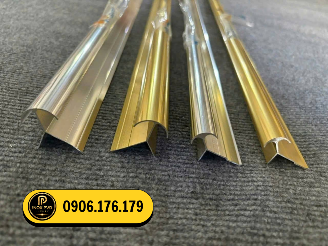 Thi công nẹp nhôm bo góc tròn 2 cánh cao cấp tại Hồ Chí Minh Đồng Nai Tây Ninh