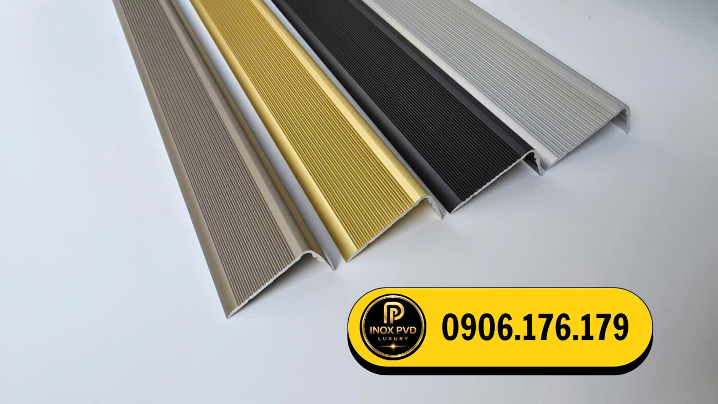 Nẹp nhôm chống trơn mạ anode cho trường học bệnh viện tại Hồ Chí Minh Bình Phước Long An