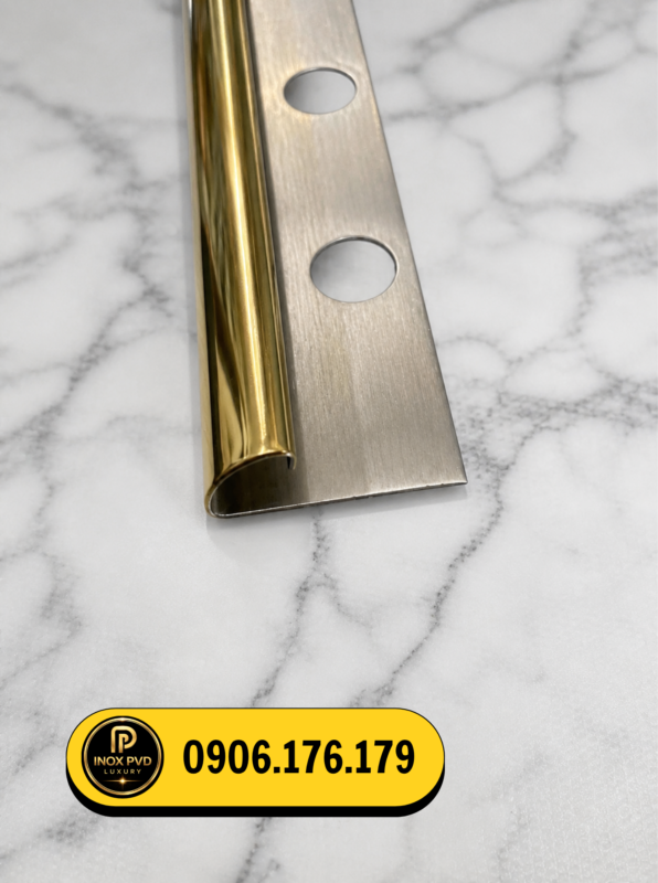 Nẹp inox bo góc tròn hoàn thiện góc cạnh công trình tại Hồ Chí Minh
